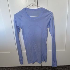 Light purple/blue long sleeve lulu